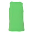 thumbnail image 3 of BELLA + CANVAS Youth Jersey Tank 3480Y, L, Neon Green, 3 of 5