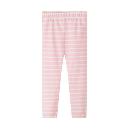 

Hbdhejl Toddler Girls Pants Kids Mid Waist Fitness Stripe Print Leggings Yoga Sports Long Pants 5-6 Years