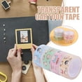 thumbnail image 5 of Cute Cartoon Washi Tape Set With Transparent Design Easy Tear PET Film For Journaling Scrapbooking And Gift Wrapping, 5 of 7