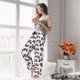 thumbnail image 5 of Balery Cartoon Monster Trucks1 Pantalones de pijama para mujer, pijamas ultraligeros, pantalones de estar por casa-Small, 5 of 6