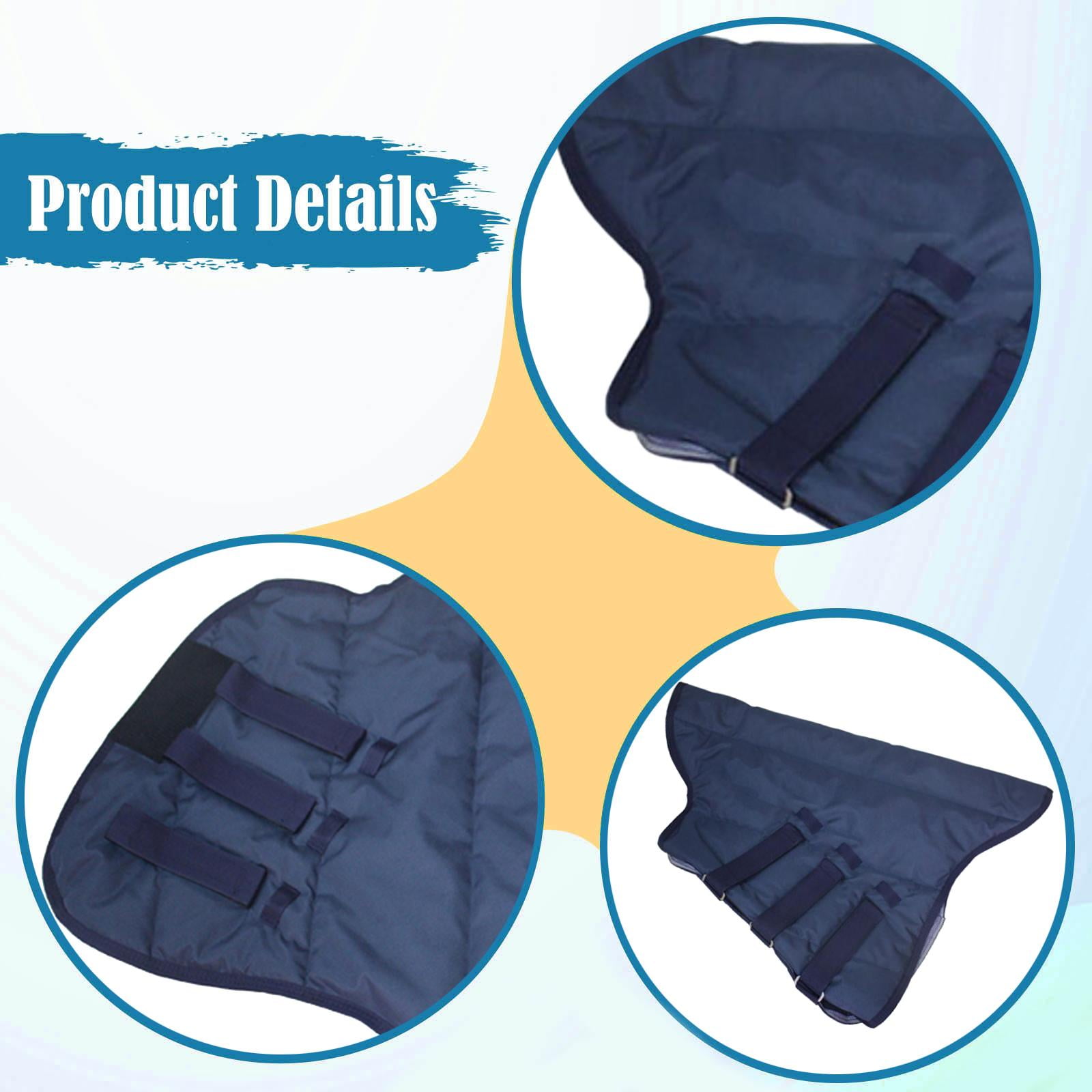 GARENDE Horse Neck Cover 600D Oxford Cloth Warm Equestrian Accessory Neck Protection Blue