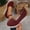 Wine, variant on Womens Sandals Baeitkot Women's Fashion Casual Summer Style Solid Color Thick Bottom Wedge Shoes