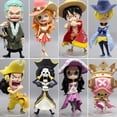 thumbnail image 2 of Bandai-figuras de acción de One Piece, juguetes de Luffy, Sanji, Zoro, Tony Chopper, Robin, Usopp, 15 ° aniversario, 101ª generación, versión Q 9, 2 of 4