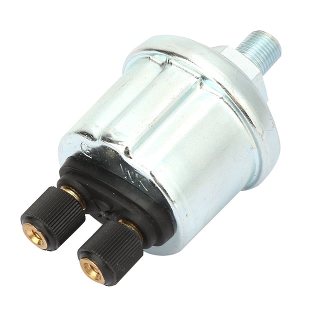 Car Oil Pressure Sensor,1/8 NPTF Bright Double NPT Oil Pressure Sensor Oil Pressure Sensor Rapid Response
