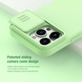 thumbnail image 3 of Compatible With iPhone 15 Pro Max Phone Case Magnetic Liquid Silicone Case Camera Protection Solid Color Shockproof Anti-Scratch Anti-Fingerprint Lightweight Plain Phone Cover,Green, 3 of 16