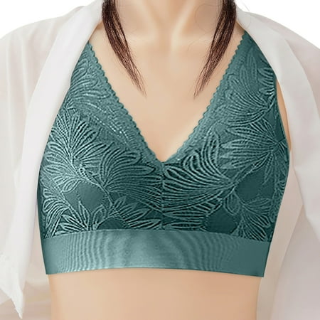 

Women Lingerie Sets No Steel Ring Front Close Bra T Back Plus Size Seamless Unlined Bra Exotic Push Up Chemise Nightwear Sleepwear Female Intimates