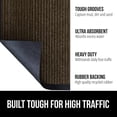 thumbnail image 2 of SHIBA-GORILLA GRIP Tapis de Protection pour Porte, 2 Pcs, Tapis de Bienvenue Imperméable Robuste, Espace Commercial, Résistant aux Taches et à la Décoloration, Profil Bas, Dos en Caoutchouc Solide, 29x17, Marron, 2 of 4