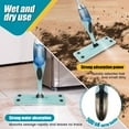 thumbnail image 3 of Microfibre Spray Mop 360° Rotating Spray Floor Mop Cleaner with Scraper Flat Mop with Sprayer Wet and Dry Mop 550ML Spray Bottle with 3 Washable Mop Pads for Home Kitchen, 3 of 7