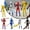 Black, variant on Articulated Collectible Display Model 3D Printed High Flexibility Poseable Action Figure Hobbyist Set Black