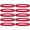 Red, variant on GOGO 100 Pcs Thin Silicone Wristbands for Adults, 1/5" Wide Rubber Bracelets - White Black Grey