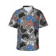 thumbnail image 1 of Fotbe Video Game Camisa Hawaiana para Hombre Unisex – Camisa Casual de Verano con Botones de Manga Corta de Algodón y Lino,X-Large, 1 of 7