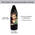 thumbnail image 5 of HELLHERO Christmas Reindeer Ironing Board Cover and Pad Standard Size Iron Board Dustproof Covers Ironing Pad Sleeve Table Top Iron Board Cover with Elastic Edge Home Decor for Women, 5 of 5