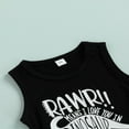 thumbnail image 4 of Boys Sets Letter Crew Neck Sleeveless Vest Tree Shorts, 4 of 6