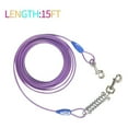 thumbnail image 5 of Petest 25ft Tie-out Cable with Crimp Cover & Buffer Spring for Large Dogs Up To 90 Pounds, 5 of 7