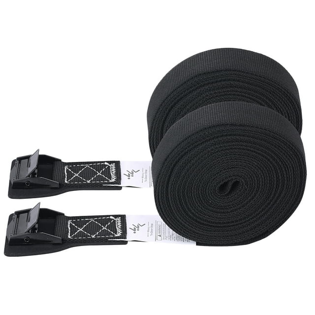 HOMEMAXS 1 Pair of 12Ft Binding Strap Car Roof Rack Tie Down Straps Car