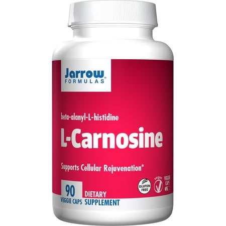Stress Formula 90 Caps Jarrow Formulas L-Carnosine 500mg, Supports Brain, Memory, Cardiovascular Health, 90 Caps ()