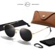 thumbnail image 2 of LM-gafas de sol redondas polarizadas para hombre y mujer, lentes de Metal ultraligeras, UV400, para conducir, Unisex Fivean unisex, 2 of 2