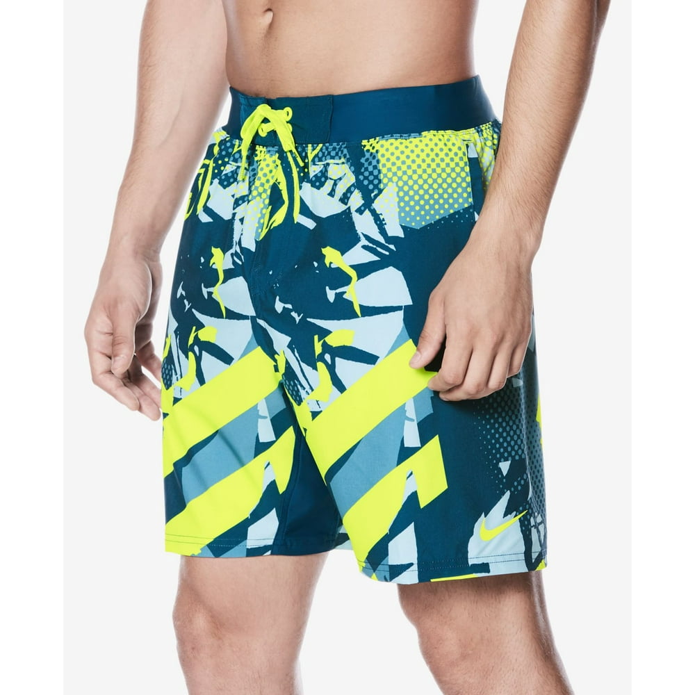 Nike Noise Aqua Mens Board Shorts Drawstring Swimwear XL Walmart