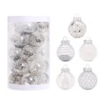 thumbnail image 1 of EIMELI Christmas Ball Ornaments for Christmas Tree 2.36 Inch Christmas Tree Ornaments Decorations with Hanging Rope Multi-Color Decoration for Holiday, 1 of 10