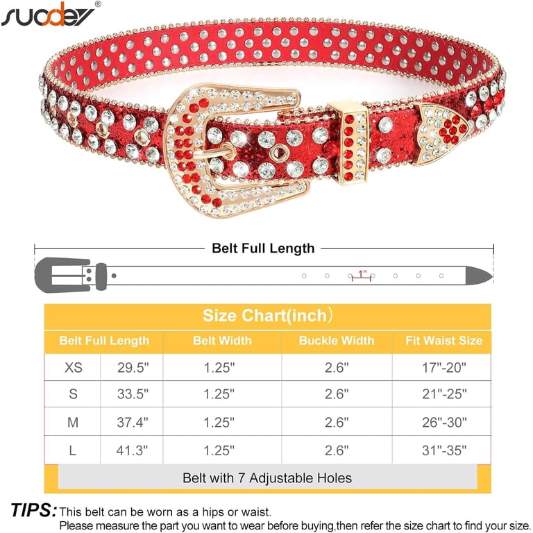 Kids Rhinestone Western Belt for Girls Boys, Cowboy Cowgirl  display picture 2
