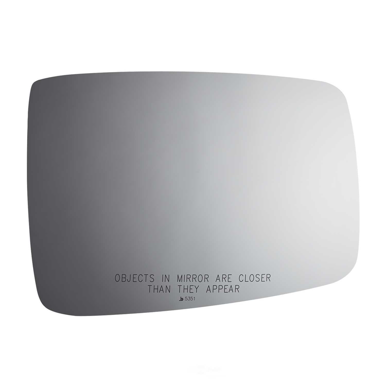 Burco Side View Mirror Replacement Glass - Clear Glass - 5351