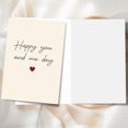 thumbnail image 2 of Tarjeta de aniversario uugtcard elegante para pareja con sobre, 2 of 5