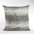 thumbnail image 2 of Plutus Gray Silver Furever Animal Faux Fur Luxury Throw Pillow - Double sided 20" x 20", 2 of 2