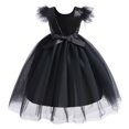 thumbnail image 3 of V-Back Backless Dress For Girls Wedding Pageant Birthday Party 3-10T, 3 of 7