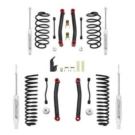Pro Comp Suspension 4 Inch Short Arm Lift Kit with ES3000 Shocks K3076B Fits select: 2003-2006 JEEP WRANGLER / TJ