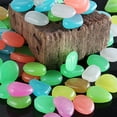thumbnail image 6 of Cheers.US 50Pcs Glow Rocks, Glow in The Dark Pebbles Luminous Stones for Fish Tank Aquarium Indoor & Outdoor Yard Decor Garden Gravel Decoration for Backyard Walkway Pathway Lawn, 6 of 7