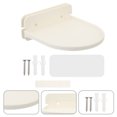 thumbnail image 3 of RUNROTOO 1Pc White Wall Mounted Loudspeaker Bracket Storage Holder Easy Fixing, 3 of 8