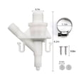 thumbnail image 2 of Easy Installation Water Valve Kit Time Effort Saving Valve Kits for 300, 310, 320 Series Pedal DIY RV Toilet Maintenance Assembly, 2 of 8