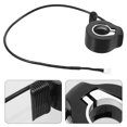 thumbnail image 1 of Phenofice Bike Universal Thumb Throttle Stable Riding Black Abs 1Pcs, 1 of 8