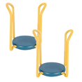thumbnail image 1 of Oleegame 2PC Shower Soap Dish With Hook Kitchen Shelf Household Vertical Retractable Storage Dish Rack Dish Rack Yellow, 1 of 4