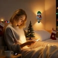 thumbnail image 4 of Christmas Plug-in Night Light with Rotatable Base, Festive Nightlight for Wall Outlet, Warm White LED Light for Holiday Decor and Ambiance(D), 4 of 8