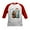 Red/White, variant on CafePress - Pumpkin Skeleton Drinking Coffee Shirt, Funny Hall Kids Baseball T Shirt - Kids Cotton Baseball Jersey, 3/4 Sleeve Shirt