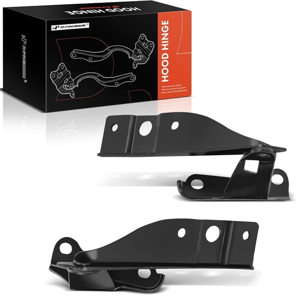 A-Premium Front Driver and Passenger Hood Hinges Compatible with Honda Pilot 2003-2008, Ridgeline 2006-2014, Front Left and Right Side, 2-PC Set, Replace# 60170S9VA00ZZ, 60120S9VA00ZZ