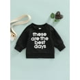 thumbnail image 2 of Bagilaanoe Newborn Baby Girls Boys Sweatshirts Letter Print Long Sleeve Pullovers 3M 6M 12M18M 24M Spring Autumn Casual Tops, 2 of 8