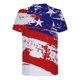 thumbnail image 5 of Hombres Casual cuello redondo Popular 3D bandera digital impresión pulóver Fitness deportes pantalones cortos mangas camiseta blusa Pompotops oipoqjl32808, 5 of 5