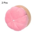 thumbnail image 3 of Uxcell Wooden Base Needle Pincushions Japanese Style Pin Cushions, Pink 2 Pack, 3 of 5