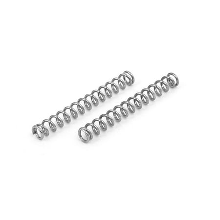 

0.5mmx3mmx25mm 304 Stainless Steel Compression Springs 10pcs