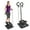 Gray, variant on Steppers for Exercise, Mini Stair Stepper with Resistance Bands and Handlebar, 2 Ways to Use, Stair Climber Fitness Exercise Equipment for Full Body Training, 220 lbs Weight Capacity