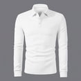 thumbnail image 6 of Vetsdori Long Sleeve Shirts for Men Button up Sweatshirt Pullover Casual Winter Stylish Plain Mens Tshirts Collar, 6 of 9