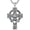 A-Claddagh Cross, variant on Statue of Liberty Cross Necklace for Men Women 925 Sterling Silver American Flag Cross Pendant Patriotic Jewelry Independence Day Jewelry Gifts