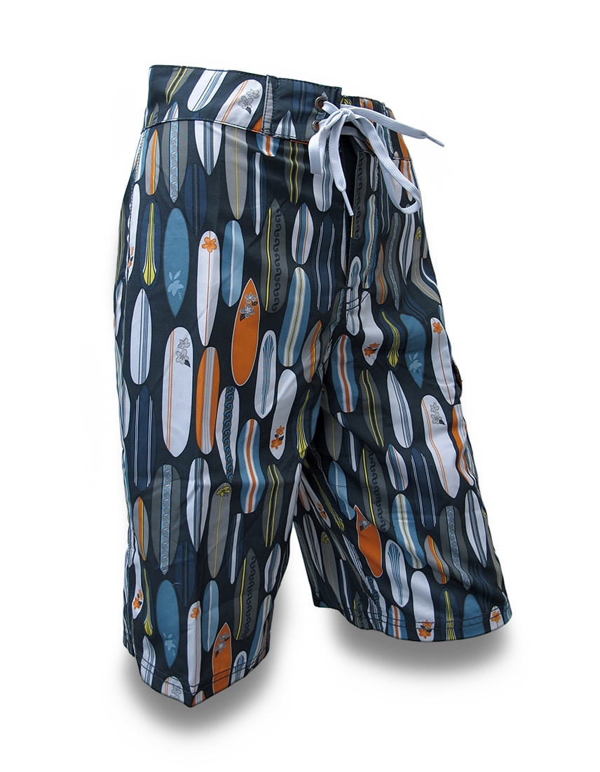 Fubotevic Men Summer Rugged Board Shorts Beach Swim Trunk Plain Cargo Shorts