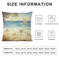 thumbnail image 5 of Fenyluxe Sailboat Trees Arthur Boyd Pillow Covers for Couch Sofa Indoor Outdoor Home Decor Summer Square 1PC 18x18in, 5 of 5