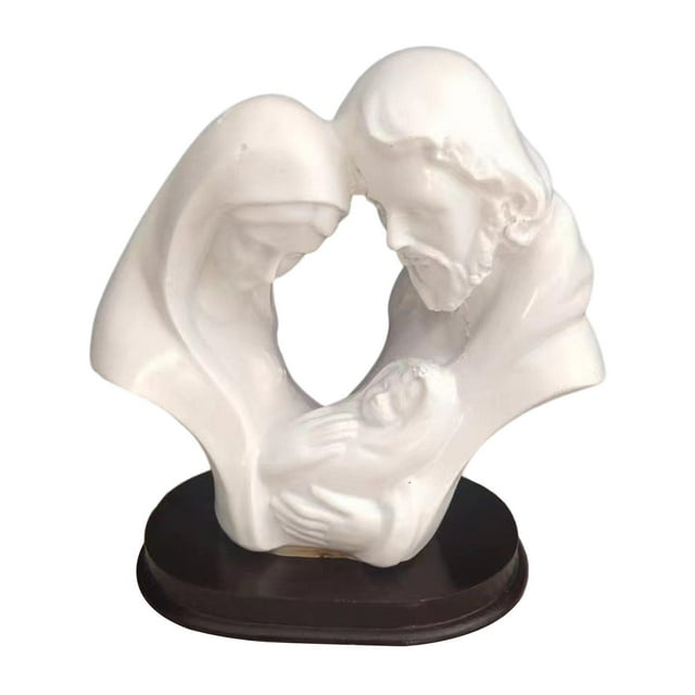 Holy Family Statue Nativity Scene Figurine Collection Artwork Crafts Mary Joseph