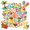 1A, variant on 35pcs-50pcs Tropical Stickers Summer Cartoon Stickers Beach Fruit Stickers for Laptops Suitcase Fridge