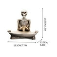thumbnail image 3 of HYLLai Gothic Skull Candy Bowl with Lid, Resin Halloween Storage Box for Candy, Keys, or Snacks, Indoor Decorative Centerpiece (A), 3 of 5