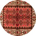 thumbnail image 1 of Ahgly Company Indoor Round Persian Orange Traditional Area Rugs, 6' Round, 1 of 1